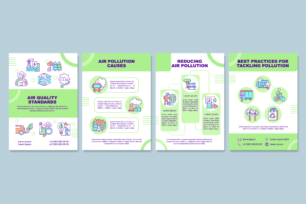 Air Pollution Brochure Templates