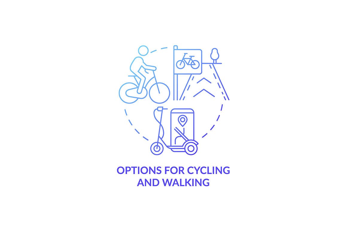 Air pollution prevention concept icons bundle
