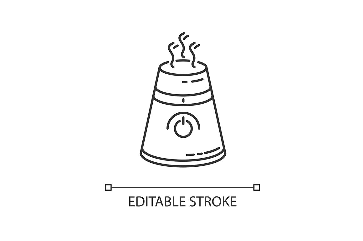 Air Purifiers, Humidifiers Icons Set