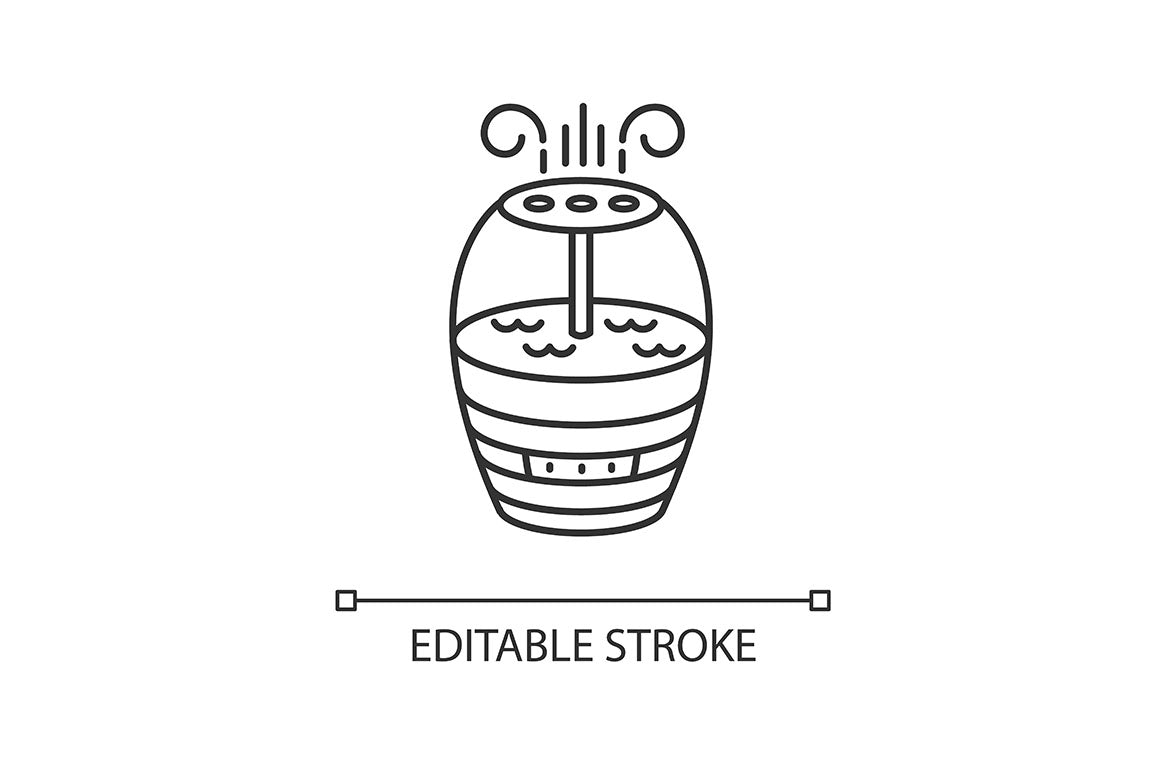 Air Purifiers, Humidifiers Icons Set