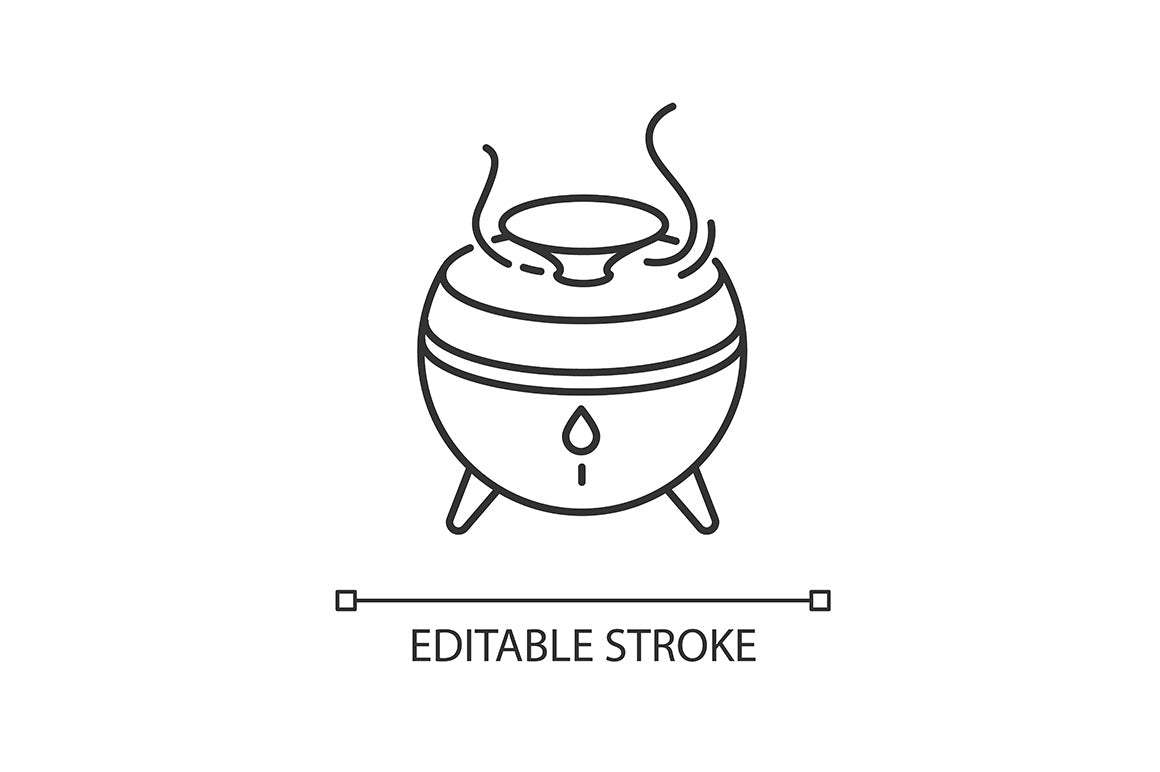 Air Purifiers, Humidifiers Icons Set
