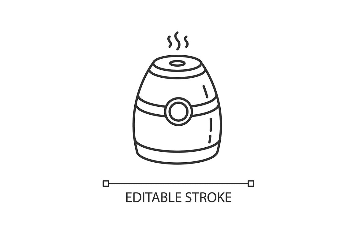 Air Purifiers, Humidifiers Icons Set
