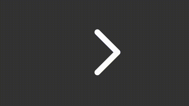 Animated forth white line ui icon. Web browser navigation. Seamless loop 4k video with alpha channel on transparent background. Isolated user interface symbol motion graphic design for night mode
