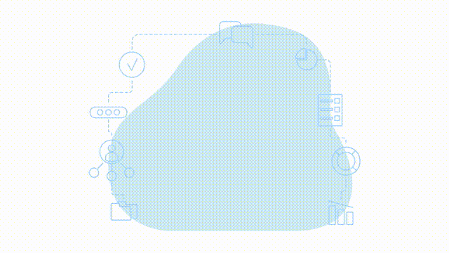Animated isolated clipboard. List with ticks. Survey questions. Looped flat 2D object 4k video footage with alpha channel. Patient health record. Colorful animation for mobile, website, social media