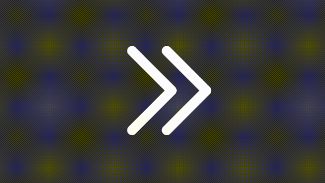 Animated skipping white line ui icon. Mediaplayer button. Seamless loop 4k video with alpha channel on transparent background. Isolated user interface symbol motion graphic design for night mode
