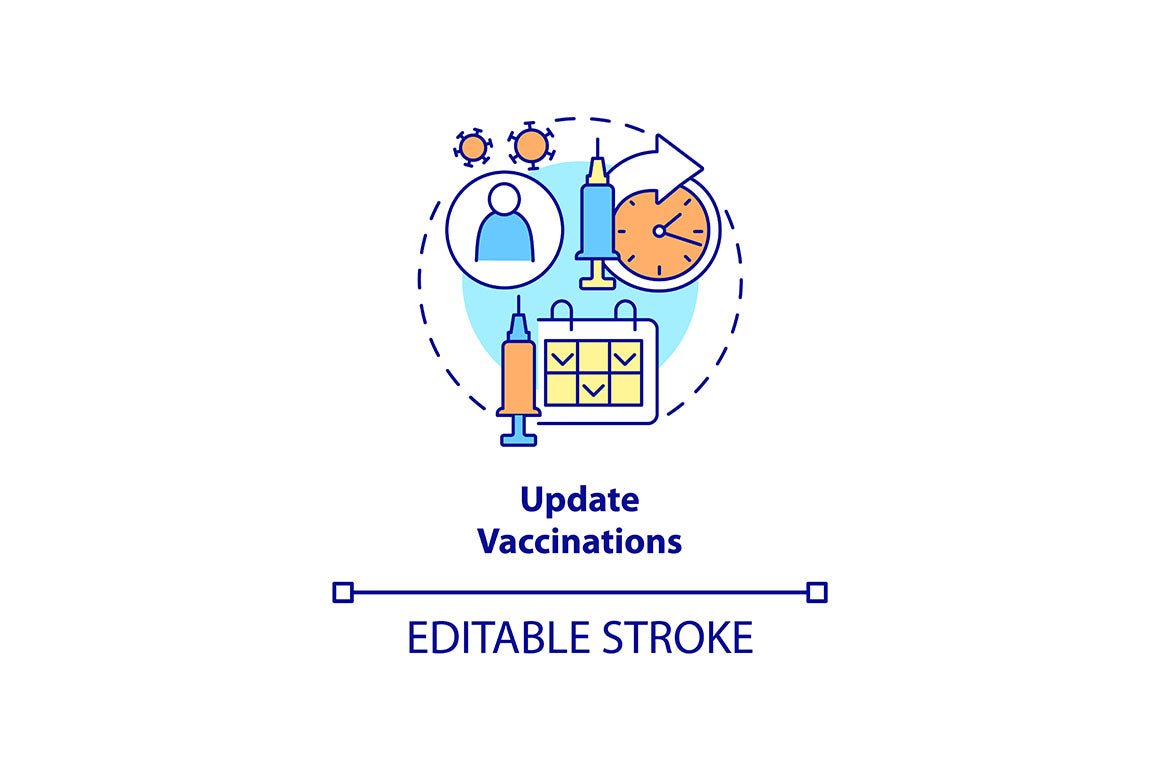 Annual Checkup Concept Icons Bundle