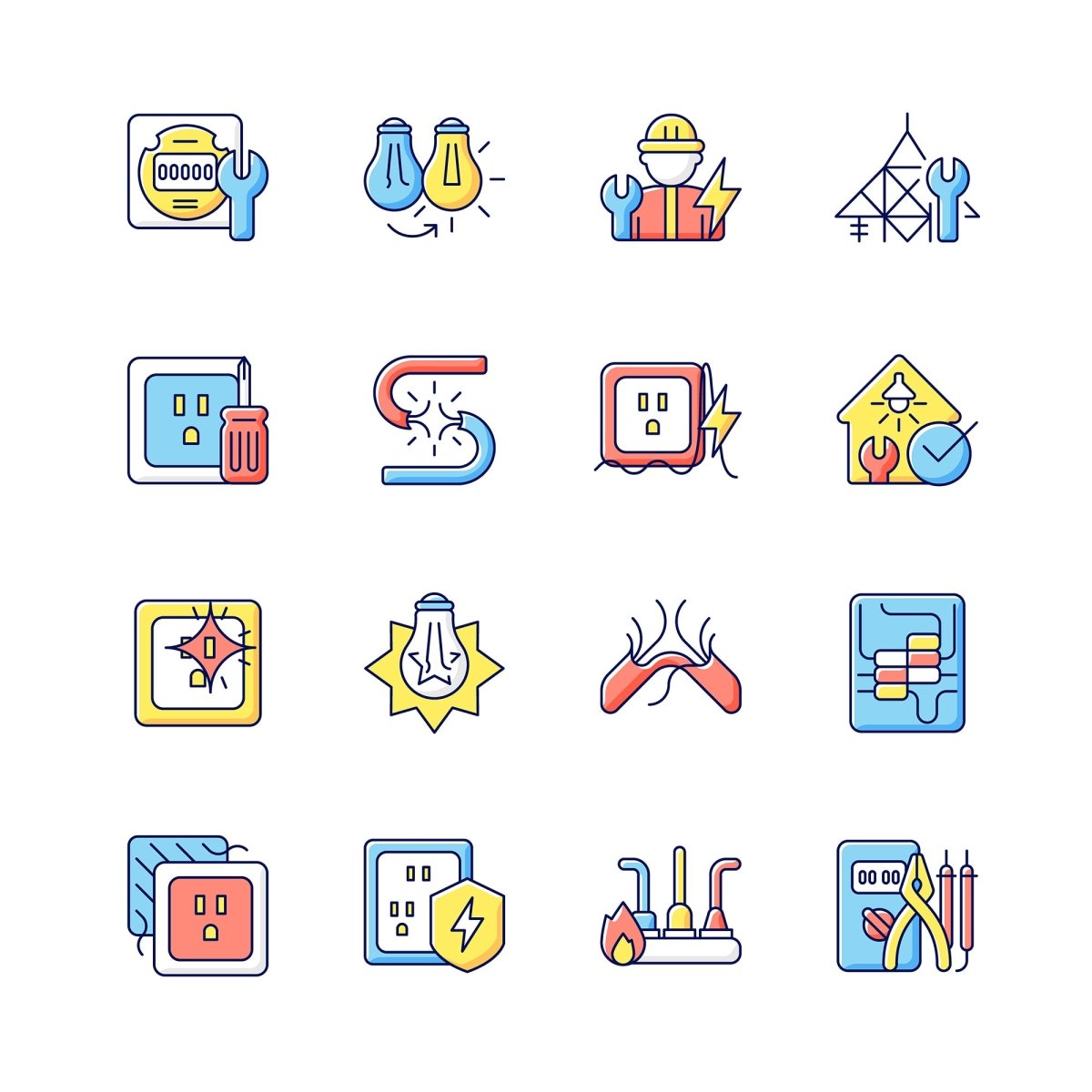 Asia Travel Icons bundle