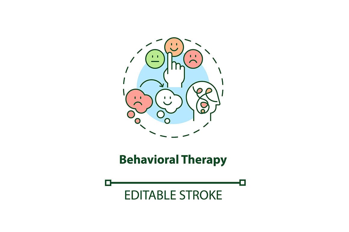 Attention deficit and hyperactivity disorder concept icons bundle