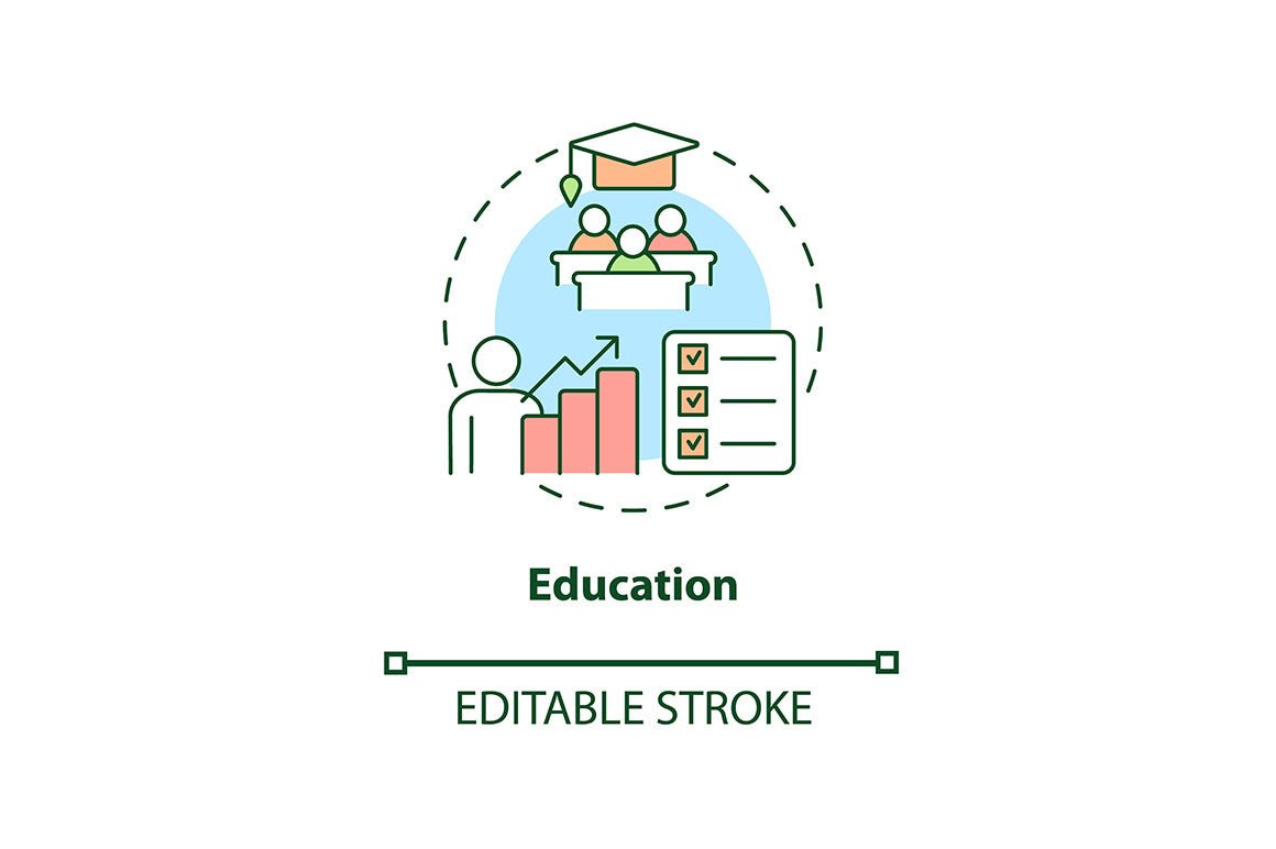 Attention deficit and hyperactivity disorder concept icons bundle