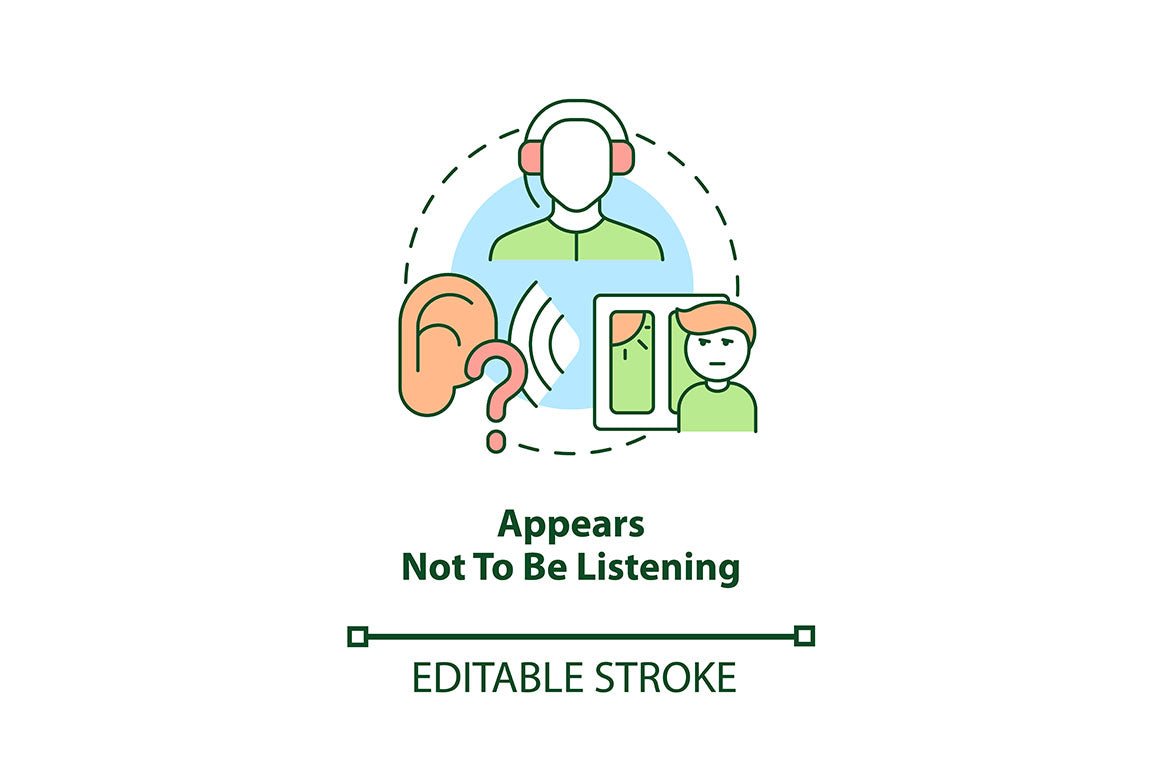 Attention deficit and hyperactivity disorder concept icons bundle