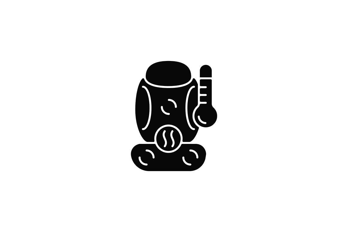 Auto racing black glyph icons set on white space