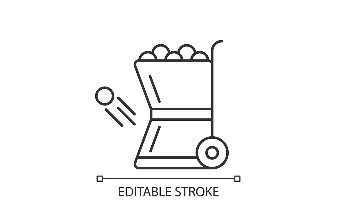 Automation linear icons set for dark and light mode