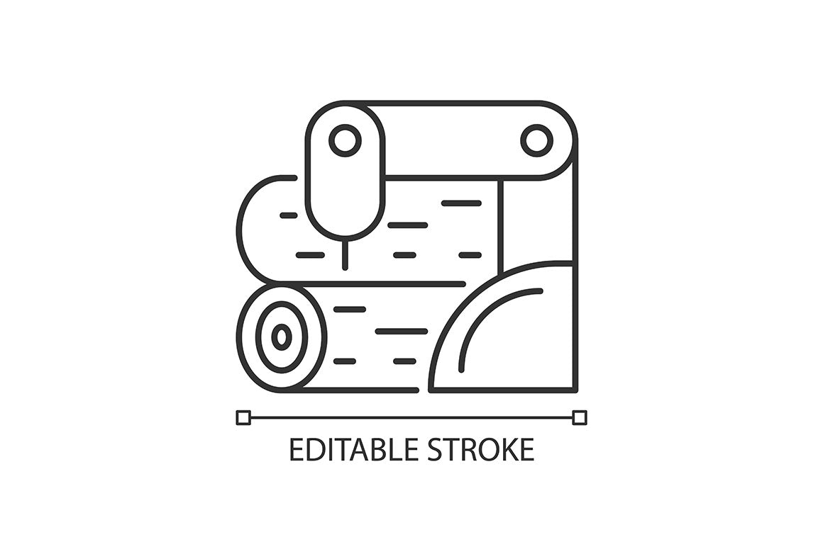 Automation linear icons set for dark and light mode