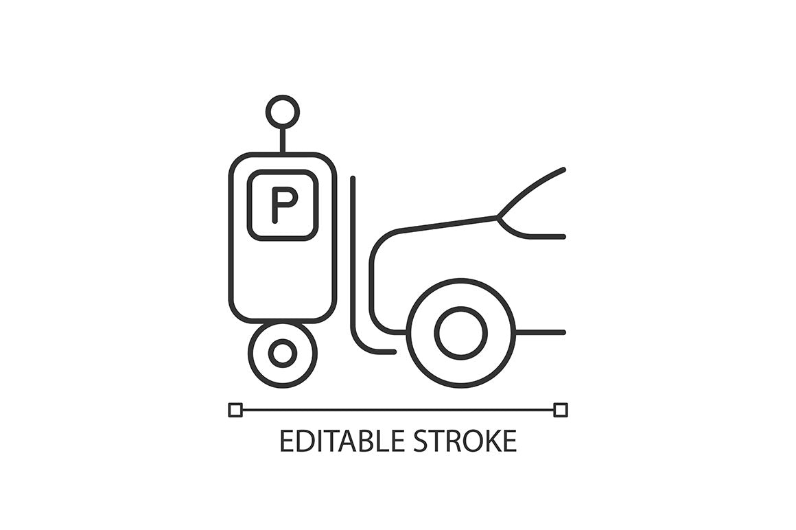Automation linear icons set for dark and light mode
