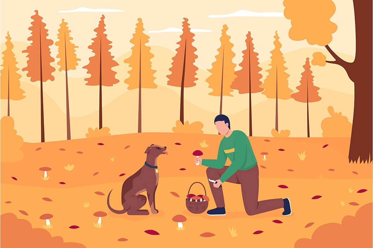 Autumn activities for couples character bundle