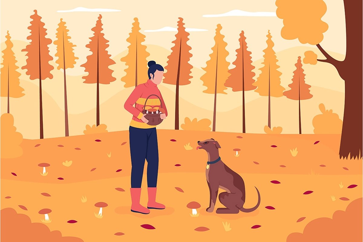 Autumn activities for couples character bundle