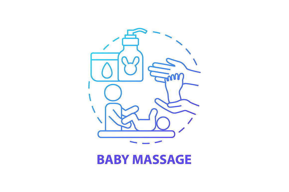 Baby health concept icons bundle