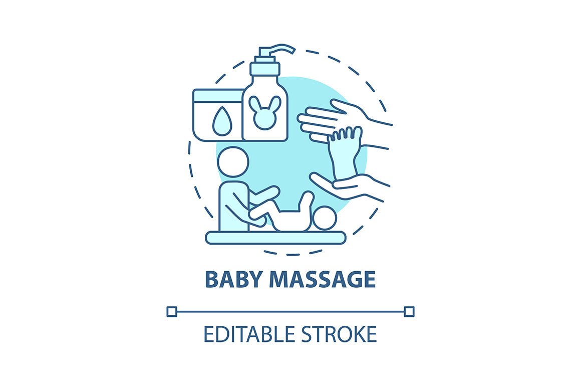Baby health concept icons bundle