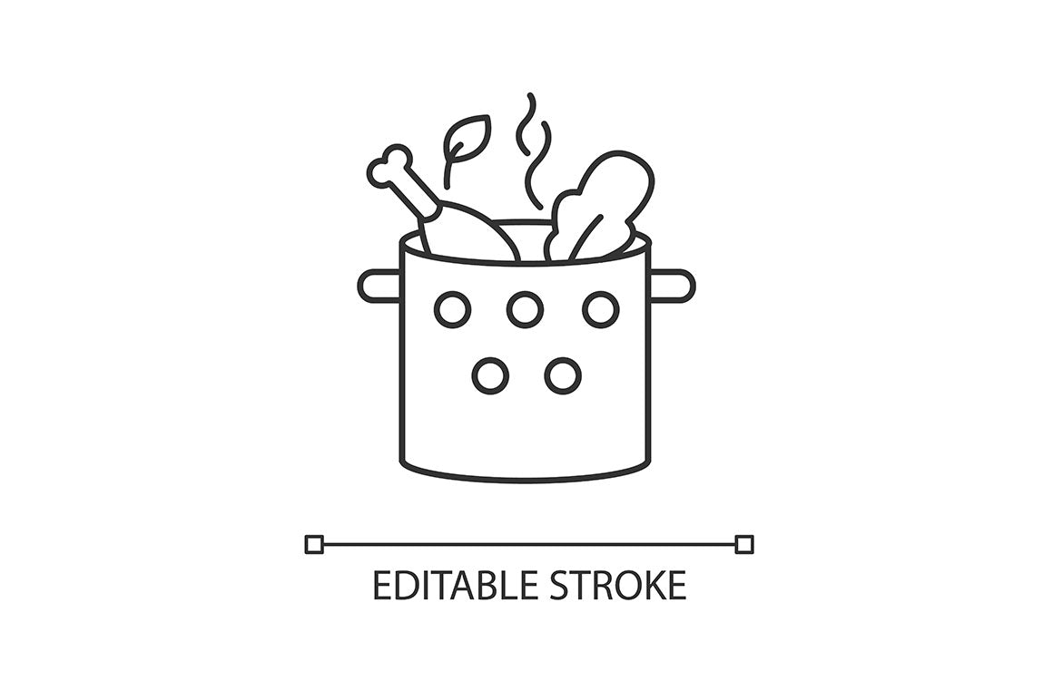 Babysitter service pixel perfect linear icons set