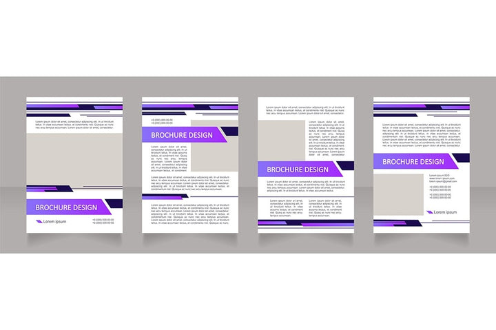 Banking options brochure design bundle
