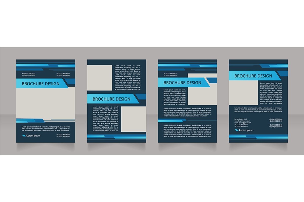 Banking options brochure design bundle