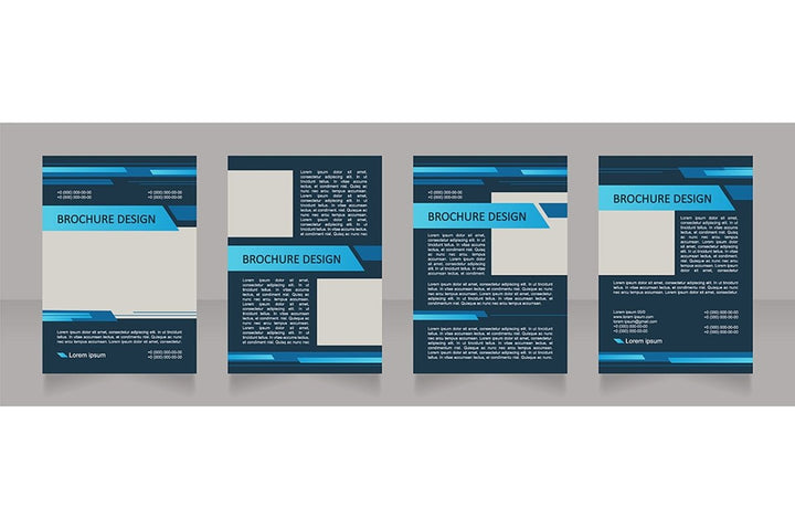 Banking options brochure design bundle