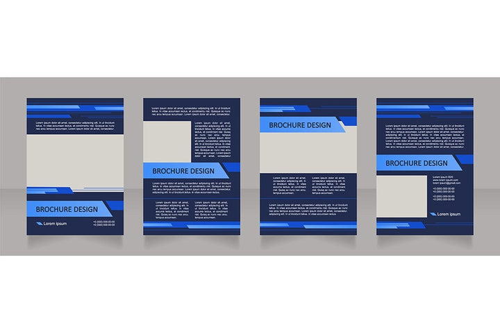 Banking options brochure design bundle