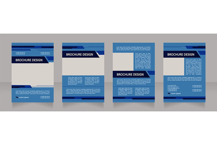 Banking options brochure design bundle