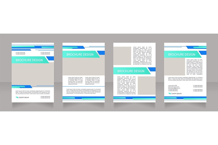 Banking options brochure design bundle