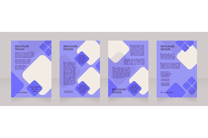 Banking services brochure design bundle