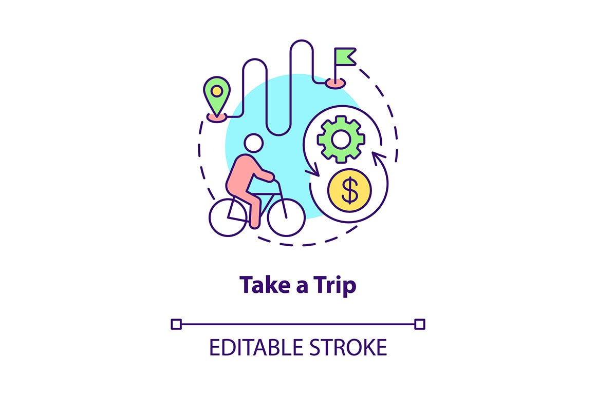 Bike and Scooter Sharing Icons Bundle