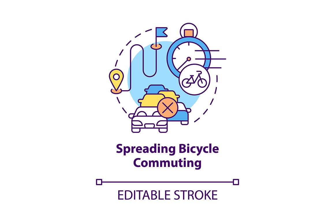 Bike and Scooter Sharing Icons Bundle