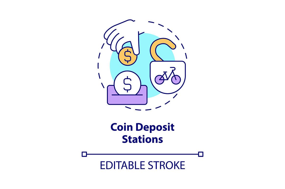 Bike and Scooter Sharing Icons Bundle