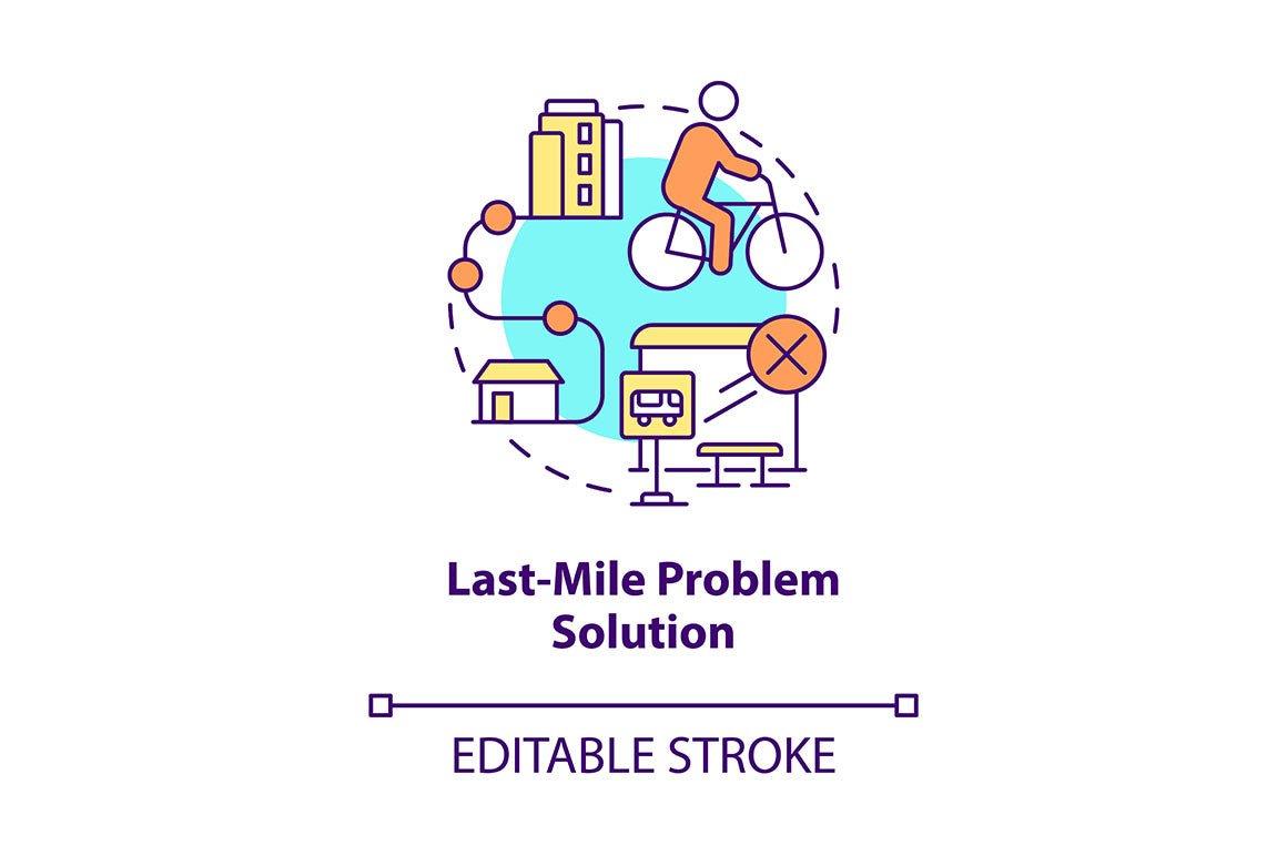 Bike and Scooter Sharing Icons Bundle