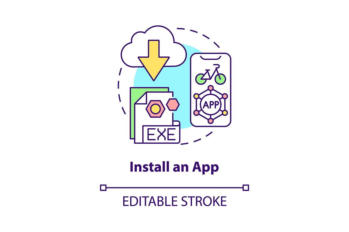 Bike and Scooter Sharing Icons Bundle
