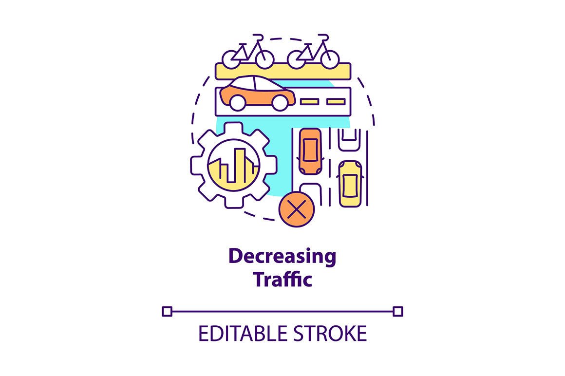 Bike and Scooter Sharing Icons Bundle