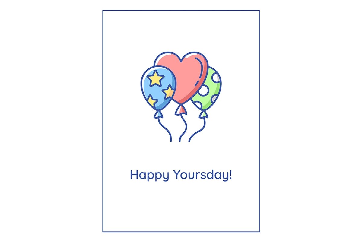 Birthday celebration greeting cards