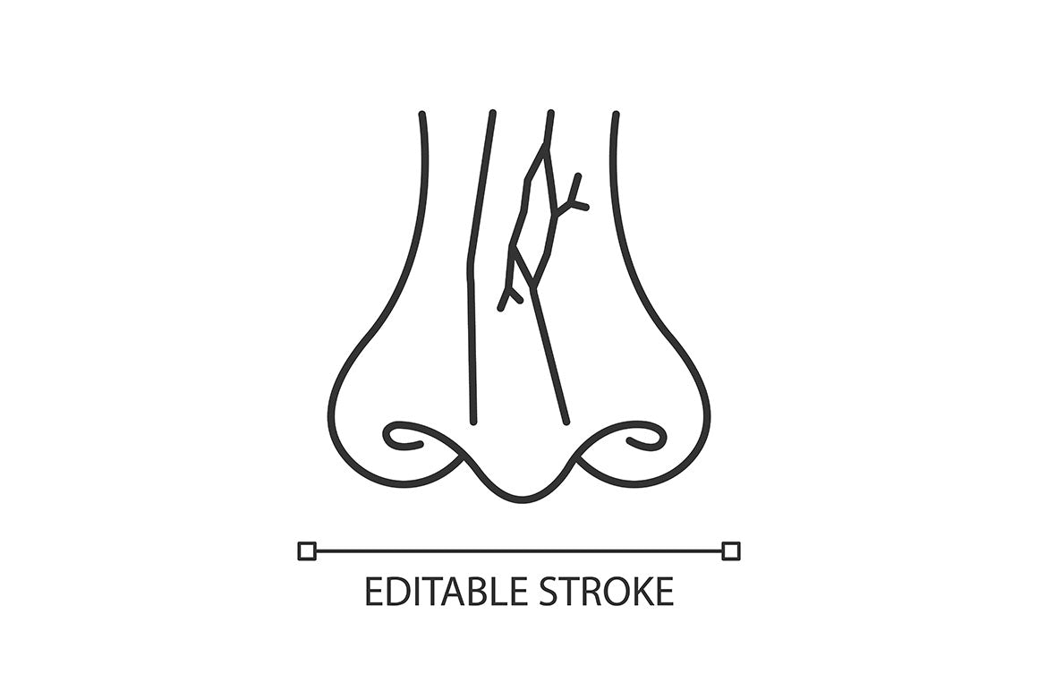 Bone fracture X-ray scan pixel perfect linear icon
