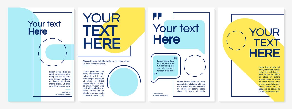 Brochure and newsletter template bundle