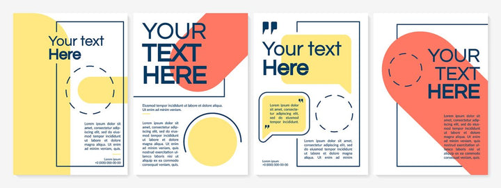 Brochure and newsletter template bundle