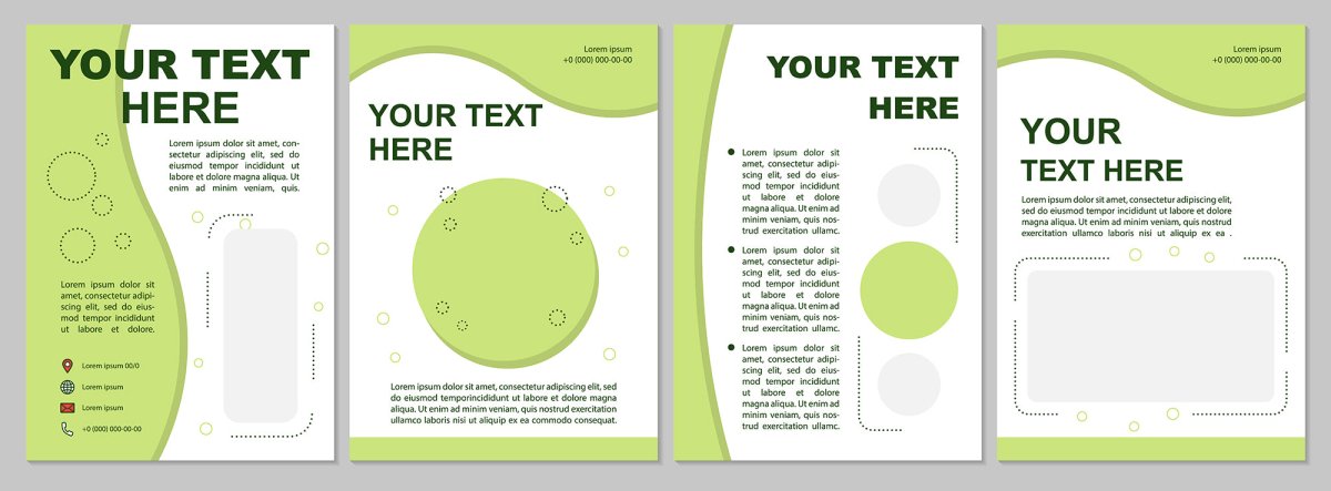 Brochure and newsletter template bundle