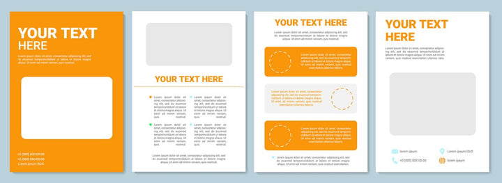 Brochure and newsletter template bundle