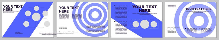 Brochure and newsletter template bundle