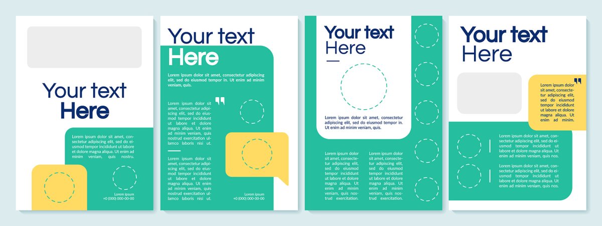 Brochure and newsletter template bundle