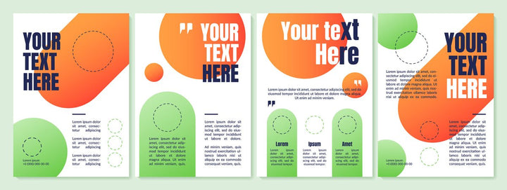 Brochure and newsletter template bundle