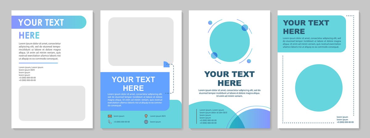 Brochure and newsletter template bundle