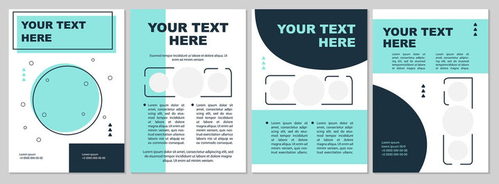 Brochure and newsletter template bundle