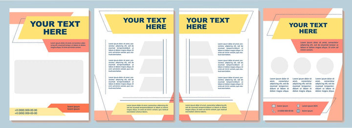 Brochure and newsletter template bundle