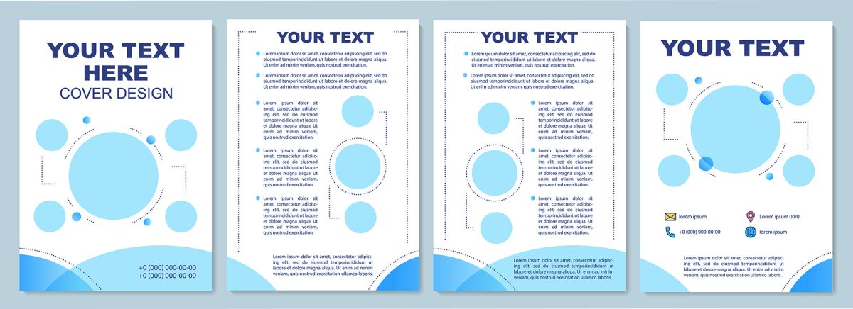 Brochure and newsletter template bundle