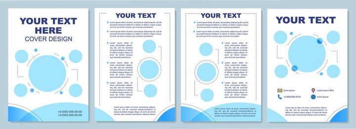 Brochure and newsletter template bundle